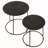 Matte Black 2-Piece Nesting Table