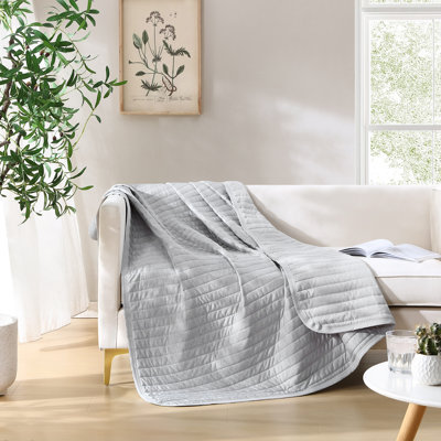 Jeté en tricot Swift Home Cooling Touch 60 "x 70" pour l'été chaud et les dormeurs