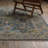 Gowen Traditional Oriental Blue/ Green Hand-made Wool Area Rug-44310193