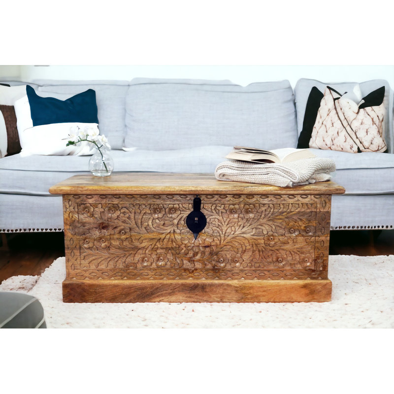 Solid Wood Blanket Chest