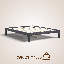 Structure de lit en bois massif NTC Sapa - Menuiserie japonaise minimaliste, pas de sommier tapissier, lattes silencieuses, assemblage facile-1995326087-1995326081