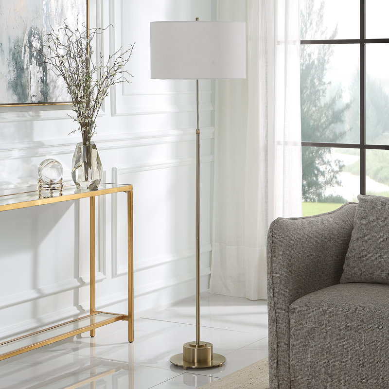  Lampe sur pied en laiton Prominent