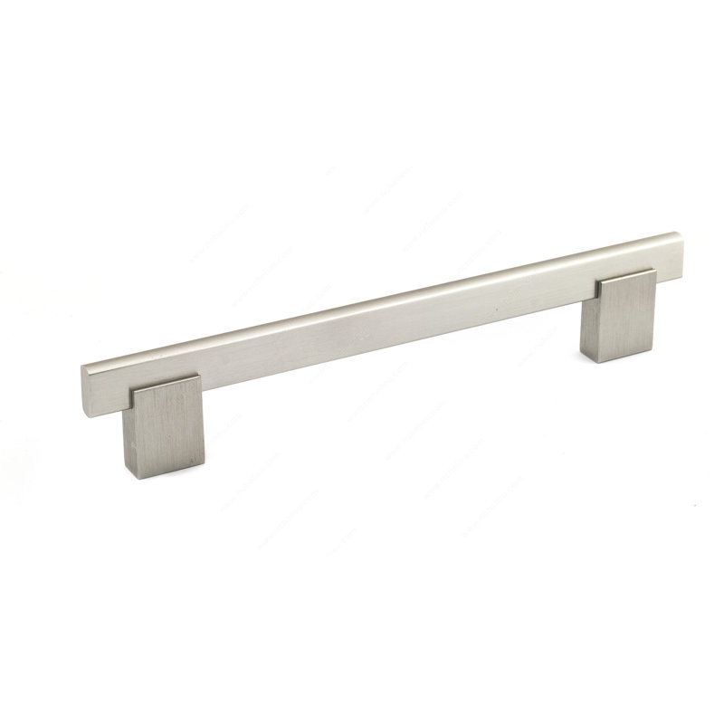 Poignée barre 6 5/16 po Expression, Nickel brossé