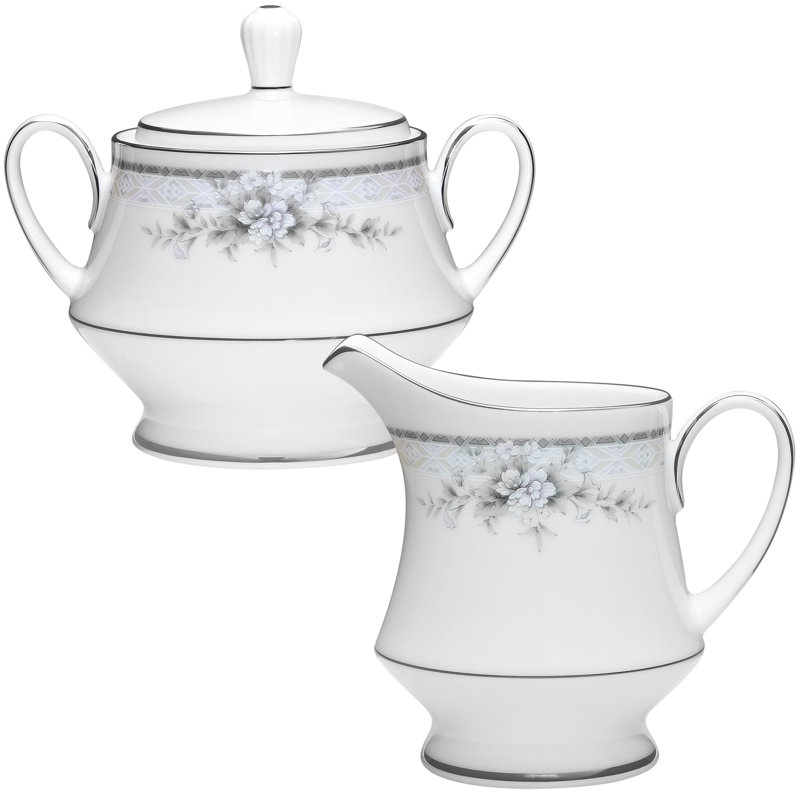 Ensemble sucrier et crémier Noritake Sweet Leilani