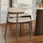 Ensemble de table de salle à manger à piédestal de taille moyenne avec chaises ergonomiques en similicuir-130030575-130030579-130030583