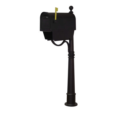 Boîte aux lettres verrouillable avec poteau inclus trottoir Classic