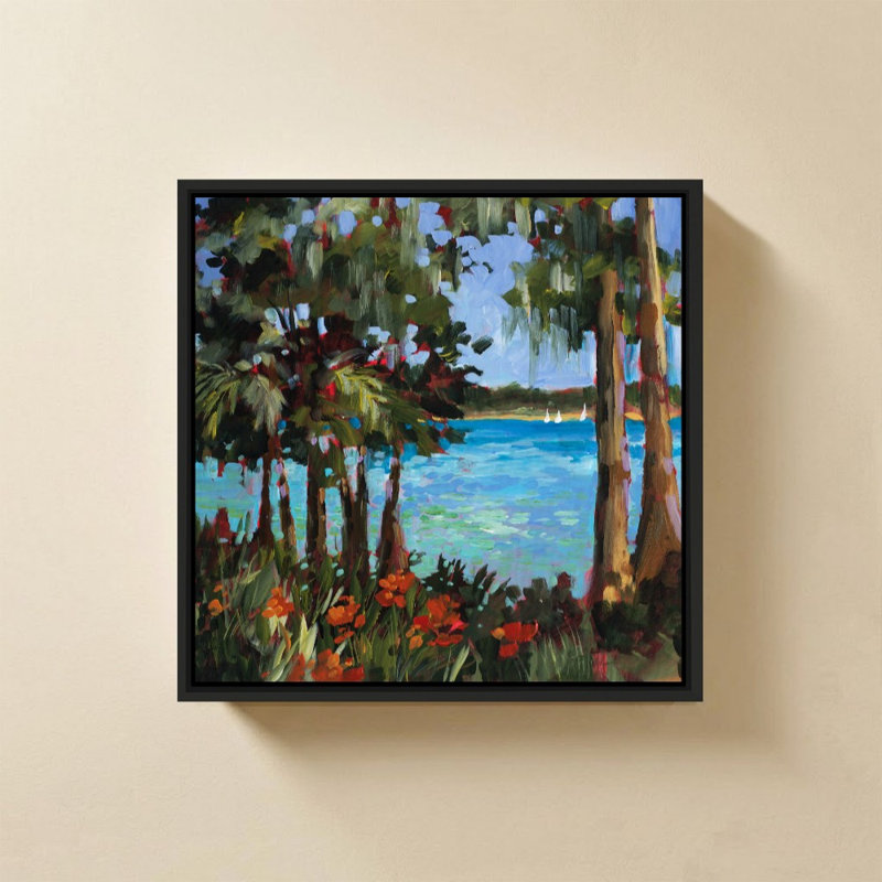 Sur le lac II par Jane Slivka - Impression sur toile