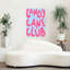 Candy Cane Club Bold Modern Playful Winter Wall Art Print by Karen Menzenbach - Wrapped Canvas Print-924510754