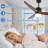 Cahal 52" Reversible 3-Blade Ceiling Fan with Remote Control and Light Kit