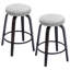 Tabouret de comptoir pivotant avec cadre en bois 26 po Kaidynn-1723928320