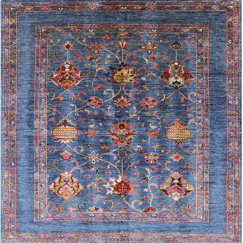Ritwik Oriental Indoor Rug, Square 3'