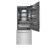 ZLINE 30 in. 16.1 cu. ft. Built-In Bottom Freezer Refrigerator with Water Dispenser and Ice Maker with Graphite Gray Interior-110427409