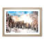Winter White Forest in Sweden in Abstract - Picture Frame Graphic Art Print-55765660-55765663