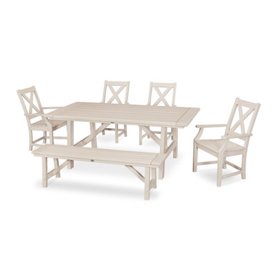 Braxton 6 - Person Patio Dining Set with Rectangular Table