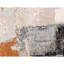 Hand Knotted Abstract Area Rug in Beige/Black/Orange/Red-996621405
