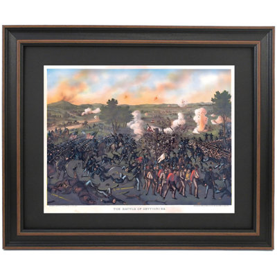 Battle Of Gettysburg By Kurz And Allison