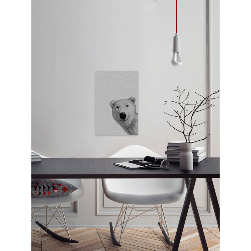 What Up Bear? - Wrapped Canvas Painting, 76 cm H x 51 cm W x 3 cm D