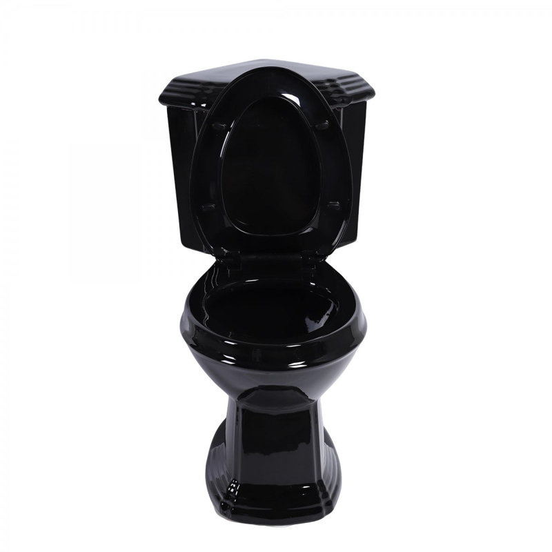 Toilette allongée 2 pièces 0,8 GPF / 1,6 GPF avec siège à fermeture lente Black Sheffield