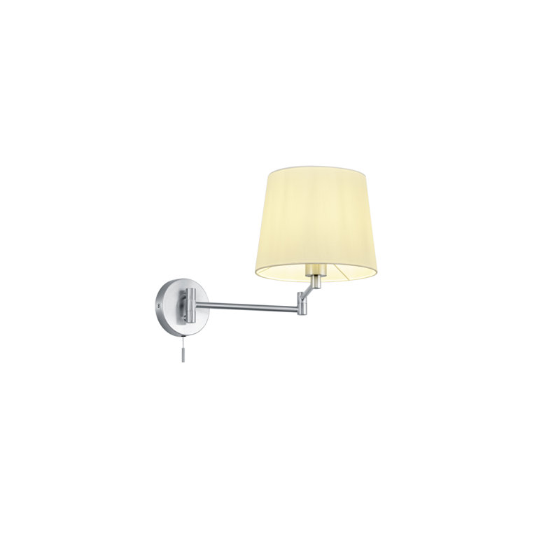 Champery Iron Swing Arm Sconce, Nickel