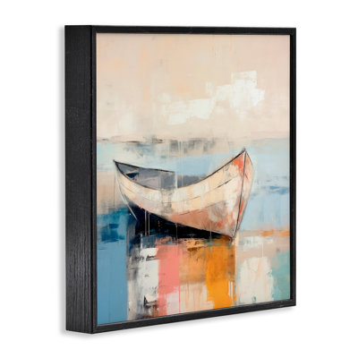 Sunlit Boat Reflection Giclee Art by Irena Orlov