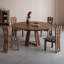 Table de salle à manger en bois de frêne massif-107382139