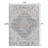 Mirnes Bohemian Medallion Low-Pile Machine-Washable Cream/Blue/Terra Rug-936870626