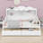 Retro Daybed with Under-Bed Storage Drawers and Headboard Shelving, Perfect for Bedroom, Living Room and Guest Room-549062348