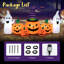 Longue citrouille d'Halloween gonflable