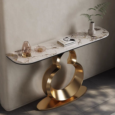 Italian style sintered stone console table