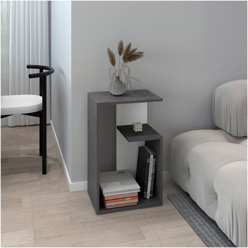 Table d'appoint H 25 po, 1 tablette