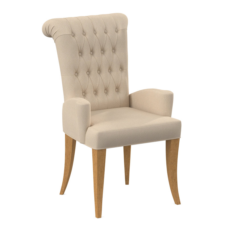 Gossamer Dining Chair, Amber, Filigree Ivory 100% Polyester