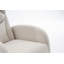 Chaise berçante en coton et lin avec repose-pieds réglable-1558354987