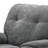 Modern Chenille Swivel Rocking Gray Recliner-591923574