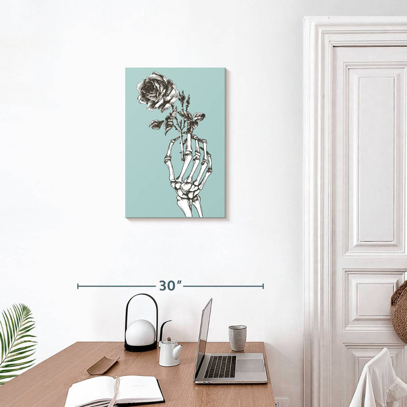 Hitzel Romantic Skeleton, 24" H x 16" W