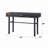 Cargo Gunmetal Finish Vanity Desk