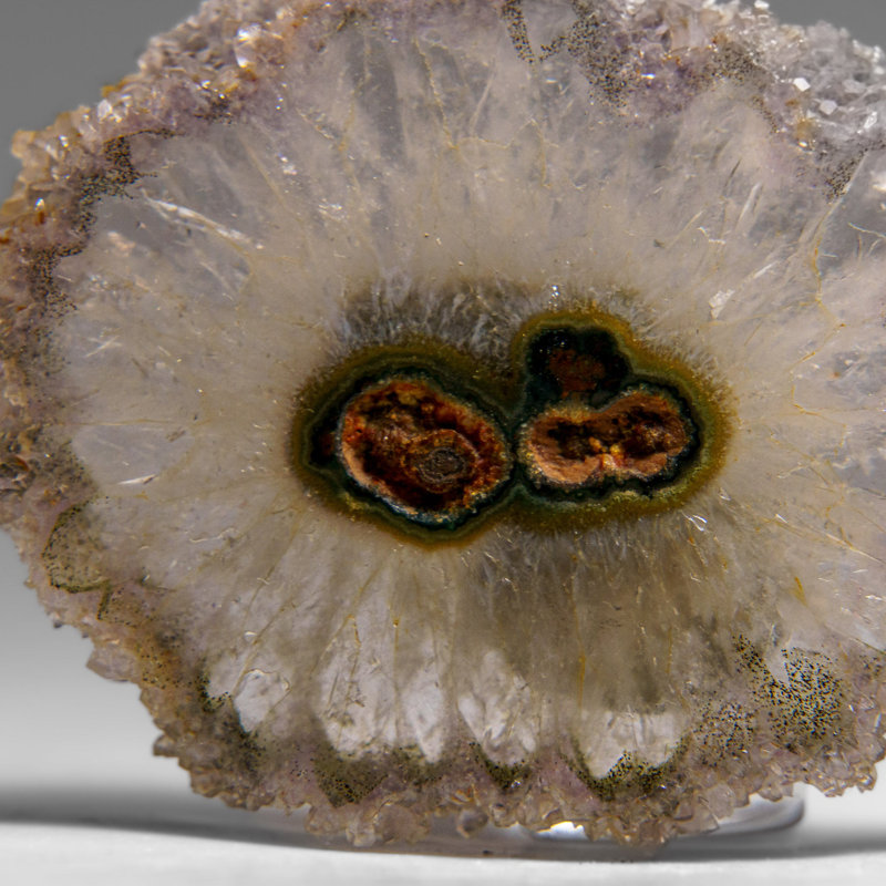 Quartz Stalactite Slice From Uruguay (76 Grams)