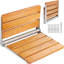 Pietrzyk 6.1'' W Solid Wood Shower Bench