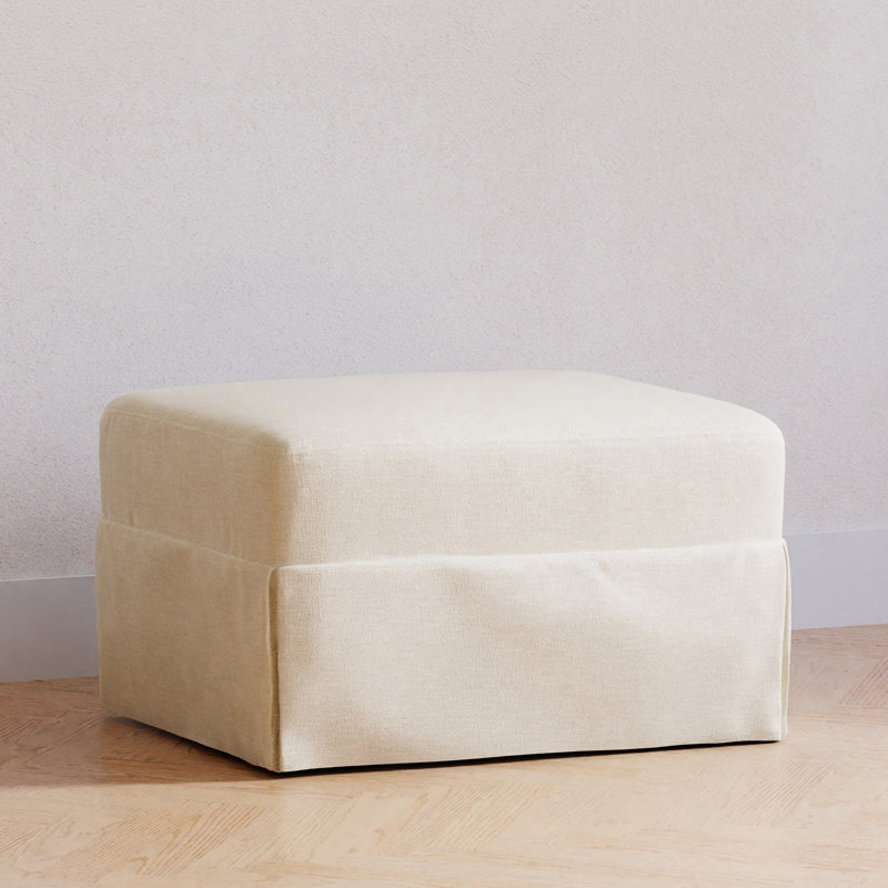 Crawford Ottoman, Cream