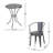 3 Pc Kd Metal Bistro Set