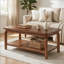 Table basse 47 pouces, table de bout rectangulaire Mid-Century moderne