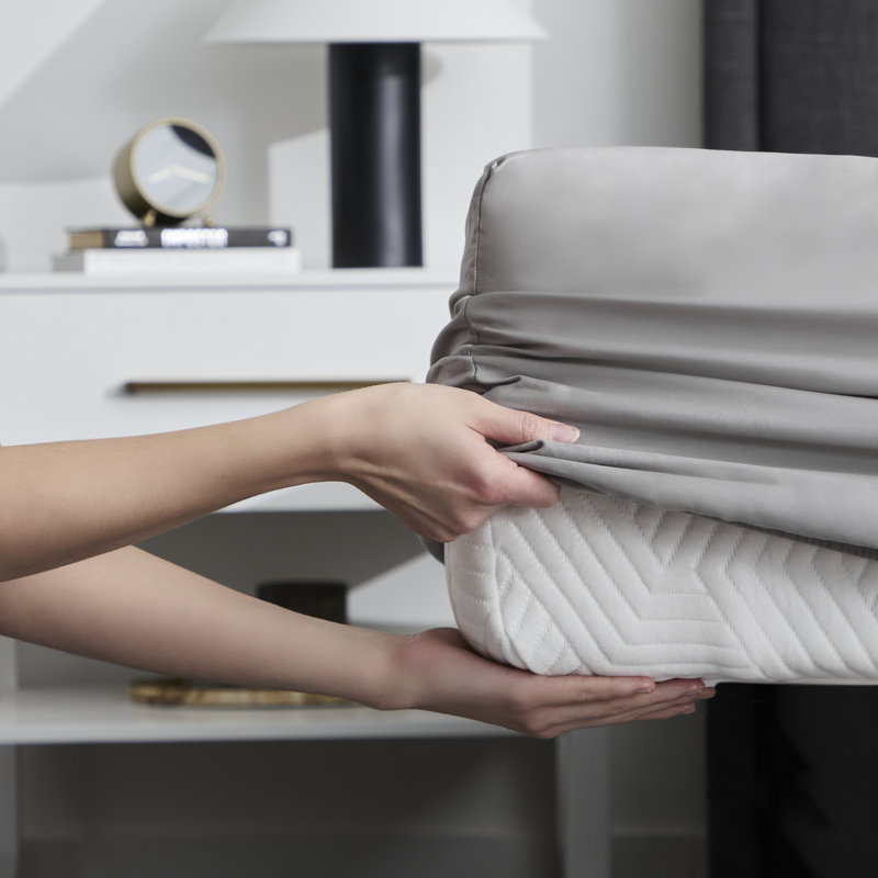 Supima 600 Thread Count Premium Cotton Fitted Sheets Set, Cal.King Sheet Set + 1 Fitted Sheet + 2 Pillowcase, Brown