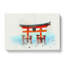 Itsukushima Shrine In Hiroshima Japan In Abstract - Wrapped Canvas-55310898