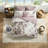 Elegant Blush Bedding Sets, Hypoallergenic Polyester, Bedroom