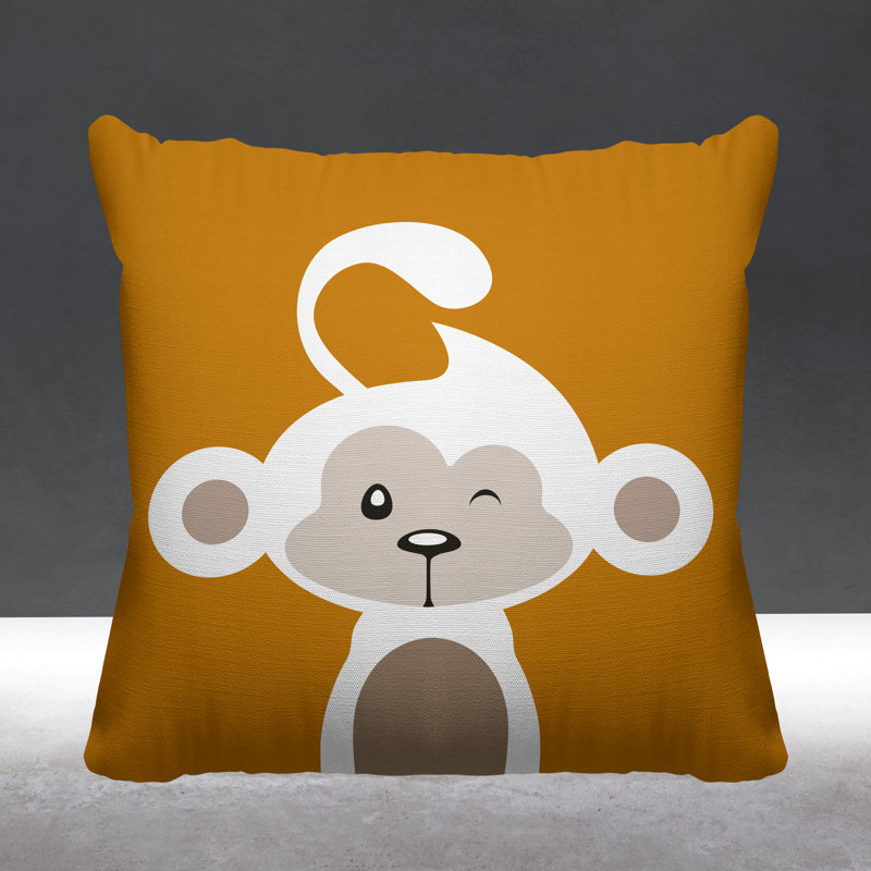 Coussin intérieur Ollie, 17 po x 17 po, Ombre brûlée, Carré