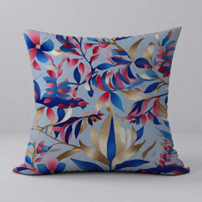 Abstract Reversible Throw Pillow