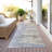 Meleya Beige Washable Indoor-Outdoor Rug - -2029347907
