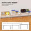 Azaleigh 120cm Rectangular Adjustable Folding Table