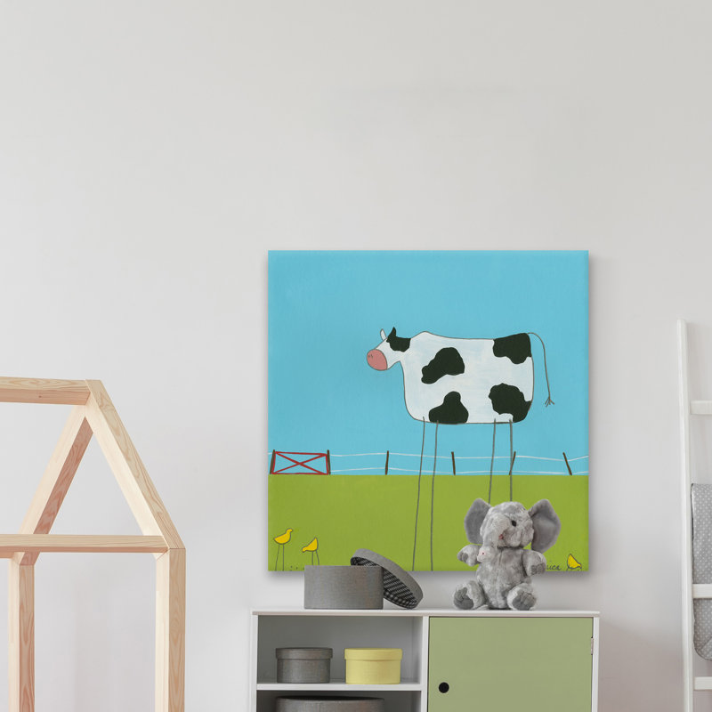 «Pac Cow Leg», reproduction sur toile tendue, H 48 po x l 48 po x P 1,5 po