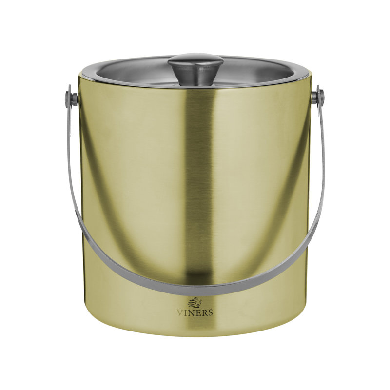 Barware Ice Bucket Double Wall 1.5L, Gold