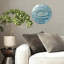 Horloge murale moderne en verre 12 po